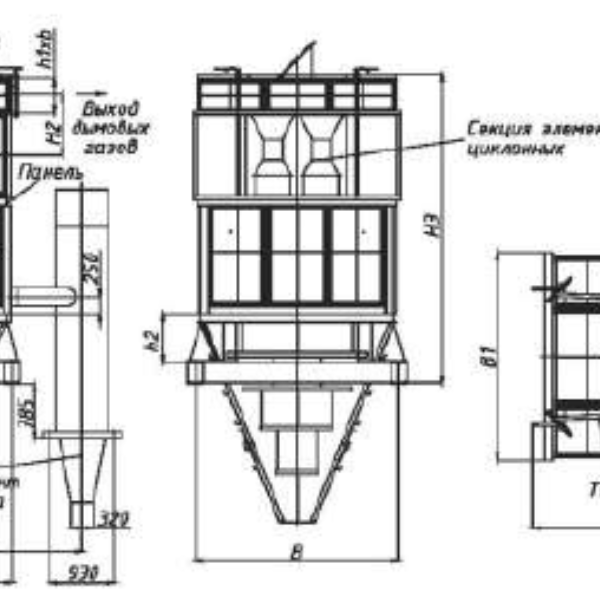 Циклон БЦ-512-4-(8x12)